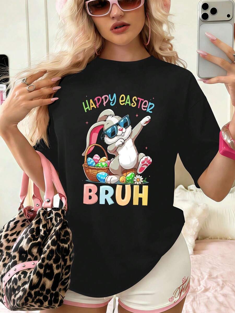 Women T-Shirts - Black - View 1