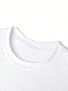 Single Garment, Not A 3-Piece Set. 1 Piece/Set Of Short-Sleeved T-Shirts Suitable For Streetwear. Oversized Round Neck Top For Daily Outings, Camping, Concerts, Hip-Hop, Rock, And Rap Events. Women's American Retro-Style Short-Sleeved T-Shirts With City Name Prints, Soft To The Touch, Comfortable And Versatile. Choose 1 Of 3 Models. Suitable For Holy Week And Easter. Viva Mexico! - 白色 - 查看 5
