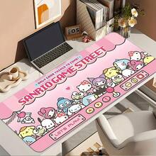 SANRIO 1個三麗歐電競滑鼠墊 - 可愛卡通設計、防滑橡膠底、可水洗桌面墊；適用於辦公室、學校和居家裝飾 - E - 查看 2
