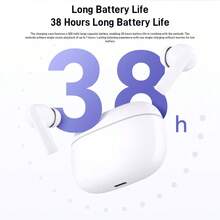 Honor 荣耀精选 X7 Lite 真无线耳机，主动降噪 (ANC)，38 小时超长续航，10mm 动圈单元，AI ENC 通话降噪，蓝牙 5.4，双设备连接，IP54 防水防尘 - 查看 5