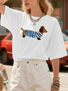 Women T-Shirts - White - View 1