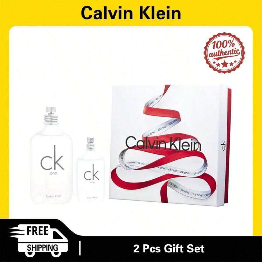 Calvin Klein Gift Set Ck One Unisex Eau De Toilette Spray 200ml & Eau De Toilette Spray 50ml - Gift Set 2 - View 1