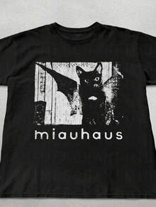 Unisex T-shirt, Söta skjortor, Presenter till henne, Goth-bandtröja, grafisk tröja, bandtröja, Goth-grafisk tröja, Unisex t-shirts för män, herr-t-shirts, herrkläder, herrset, herr-t-shirt, herrartiklar, vardagsklänningar för kvinnor, damset, eleganta blusar, dam-t-shirts, damklänning - Svart - Visa 1