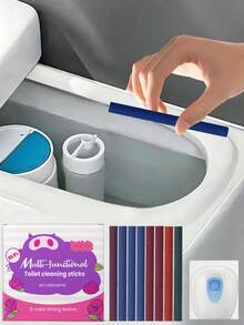 Automatic Toilet Cleaner, Durable Bathroom Toilet Cleaner, Toilet Descaler & Deodorizer, Cleans Toilet, Removes Odor, Urine Stains & Grime, Suitable For Home Bathroom, Automatic Deodorizing, Effectively Removes Stains, Deep Cleans Bathroom, Universal Household Cleaning Tool, Toilet Cleaning Effervescent Tablets, Cleans Toilet, Removes Odor, Removes Urine Stains - Multicolor - View 7