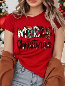 Ropa Personalizada para MujerInformalModaCreativoTablero de ajedrezDibujos animadosSonriendoCara,PatinetaGráficoDivertidoEsloganImpresoBásicoCortoMangaCamiseta-VintageCalleEstiloUnisexoSueltoAlgodónCortoMangaTripulaciónCuelloCamiseta de MujerSimpleClásicoTripulaciónCuelloCortoMangaTeeCamisa - Rojo 2 - Ver 3