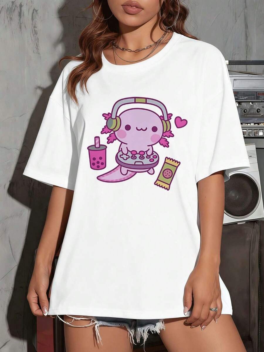 Women T-Shirts - White - View 1