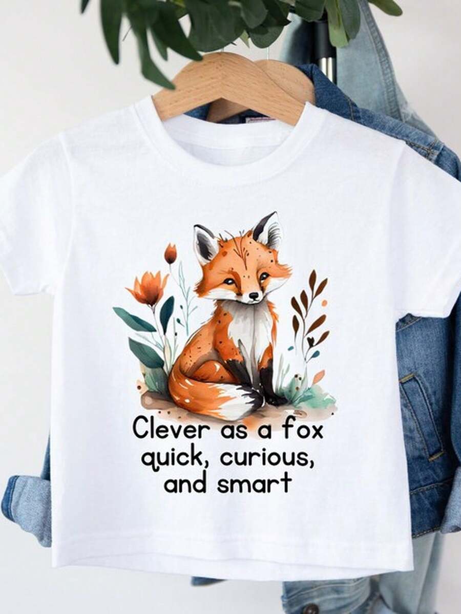 Fox S1Hirt, Animal T1S1Hirt, Toddler S1Hirt, Heavy Cotton T1EE, Fox S1Hirt, GIF For Fox Lovers, Youth S1Hirt, Fox Quote S1Hirt For