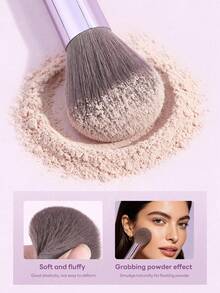 MAANGE Juego de 13 Brochas de Maquillaje Profesionales de Aleación de Aluminio, Hechas de Pelo Sintético de Alta Calidad, Incluye Brocha para Base, Brocha para Polvos, Brocha para Rubor, Brocha para Corrector, Brocha para Contorno, Brocha para Sombra de Nariz, Brocha para Sombra de Ojos, Brocha para Delineador, Br - Multicolor 6 - Ver 10