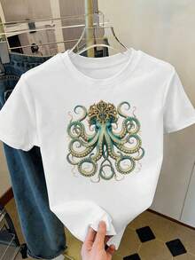 Dam-T-shirts - Vitt - Visa 2