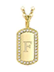 Damen Halskette mit rechteckigem Anhänger in goldfarbener Beschichtung mit Buchstabe "A" (mit Zirkonia eingefasst), personalisiertes Ketten-Design mit Buchstabe "O", geeignet für täglichen Gebrauch und Bürokleidung, alle 26 Buchstaben erhältlich - Gold - View 14
