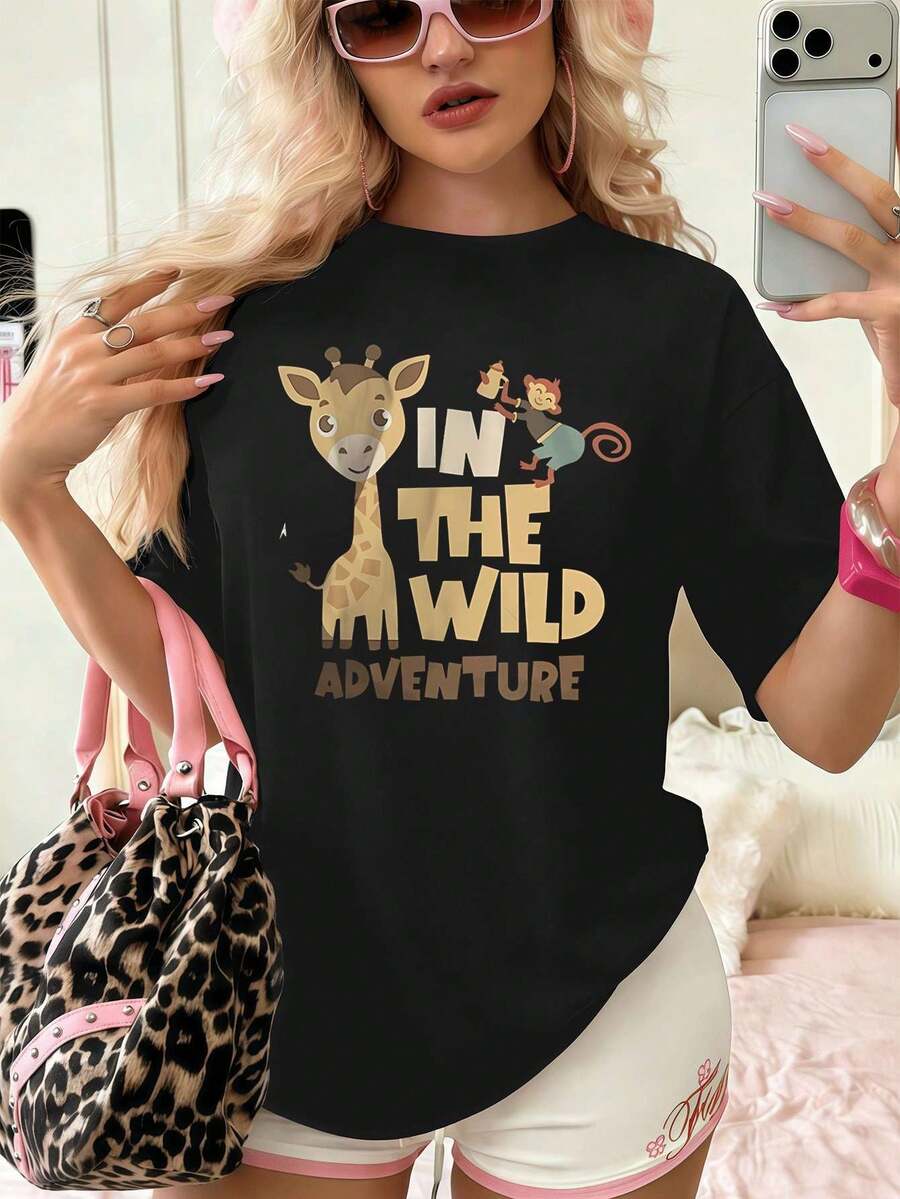 Women T-Shirts - Black - View 1