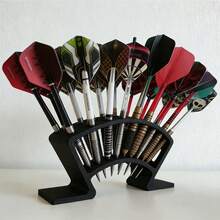 27 Slot Dart Holder | Large Capacity Neat Storage, Professional Player's Choice Dart Storage Desktop Organizer - Multicolor - View 2
