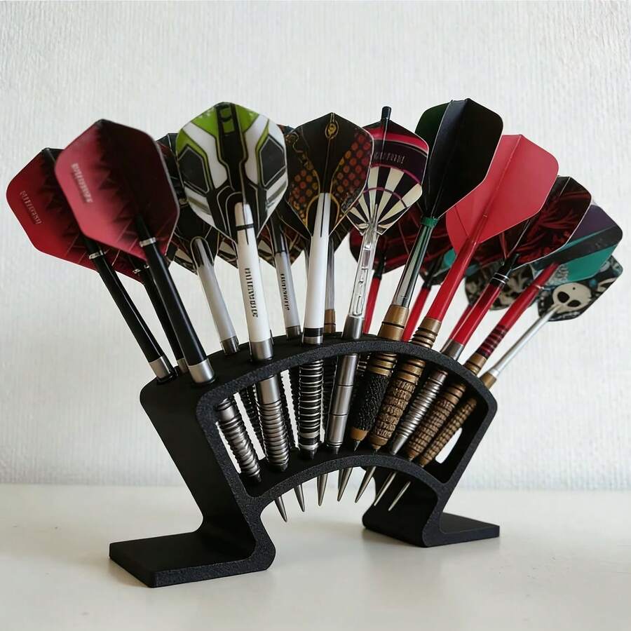 27 Slot Dart Holder | Large Capacity Neat Storage, Professional Player's Choice Dart Storage Desktop Organizer