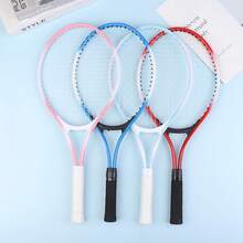 Raqueta de tenis para niños, raqueta de tenis profesional para entrenamiento, interactiva para padres e hijos, a prueba de golpes, para principiantes, unisex, 1 ud. - Rosa - Ver 1