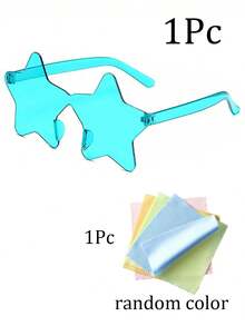 1-12pcs/Set Pentagram Shaped Transparent Candy Color Glasses, Suitable For Parties, Swimming Pools, Beach Parties, Birthday Parties, Carnivals And Other Fun Events And Party Favors - Multicolor - View 17