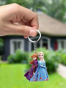 Disney 冰雪奇缘艾莎和安娜钥匙扣，充满怀旧气息的粉丝专属饰品，是送给铁杆粉丝和亲友的理想礼物。这款饱含深情的钥匙扣，是对冰雪奇缘系列核心的致敬，旨在颂扬艾莎和安娜之间标志性的姐妹情谊。设计捕捉了她们之间关系的魔力，唤起人们对电影中她们的冒险、牺牲和坚不可摧的爱的怀念。 - 鑰匙鏈 - 查看 8
