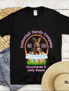 Cottontail C1Andy Company Pascua S1Hirt UniS1ex S1oftY1Le T1S1Hirt. - Negro - Ver 2