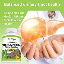 2 Bottles/240 Capsules Chanca Piedra Leaf -1600 Mg Per Serving - Urinary Tract And Gallbladder Health Supplement- Suitable For Men And Women - 2 chai - Xem 3