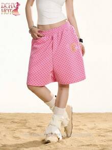 Women Shorts - Pink - View 5
