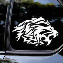 Roaring Lion Head Vinyl Decal, Waterproof Removable Animal Car Sticker For Auto Body, Motorcycle, Truck, SUV, ATV, RV, Laptop, Helmet, Scratch Cover, DIY Exterior Decor - Lion Car Sticker - View 5