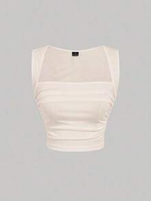 Top tank unicolor fruncido - Multicolor 4 - Ver 8