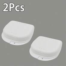 1/2pcs Dental Retainer Case, Denture Box, Orthodontic Appliance Storage Container - Multiple Styles - View 16