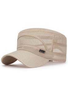1 chiếc mũ lưỡi trai unisex màu trơn tối giản, thoáng khí, chất liệu lưới, thích hợp cho các hoạt động ngoài trời, câu cá, chơi golf, mặc hàng ngày, mũ bóng chày điều chỉnh được kiểu dáng cổ điển đa năng, món quà lý tưởng. - Nhiều màu - Xem 18