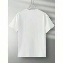 Summer T-Shirt With Lemon Print, Gift T-Shirt For Food Lovers, Nice Gift For Her,  Fruit Blouse For Women, Summer T-Shirt For Ladies - Vintage Street Style, Unisex Cotton Loose Short Sleeve Round Neck T-Shirt, Blouses For Women, Women's T-Shirts, Casual Blouses For Ladies. - 白色 - 查看 3