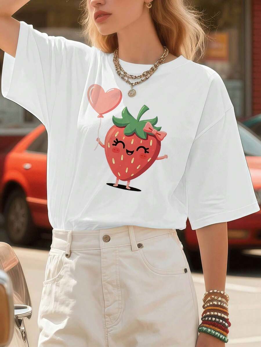Women T-Shirts - White - View 1