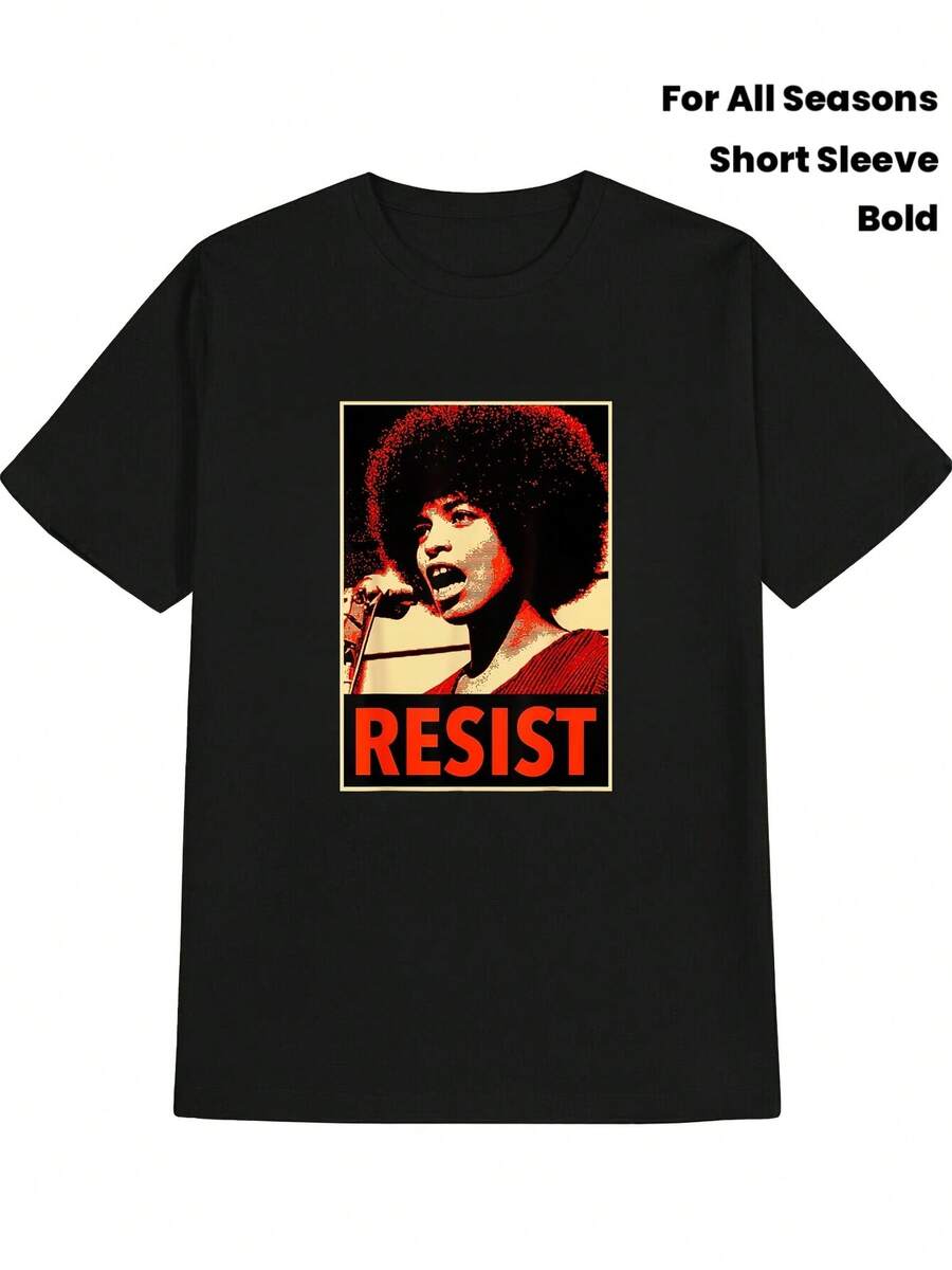 Men T-Shirts - 黑色 - 查看 1