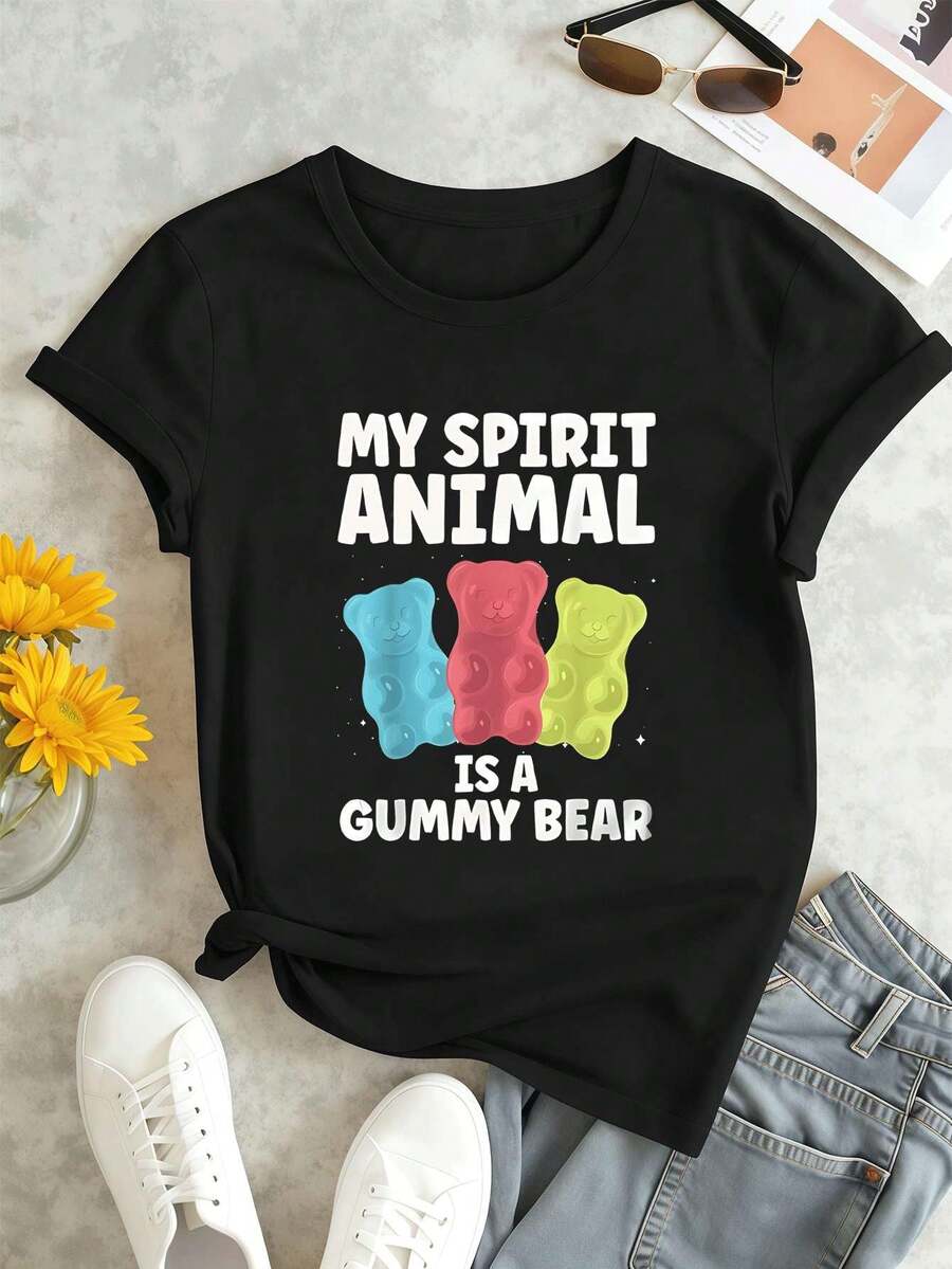 Women T-Shirts - Black - View 1