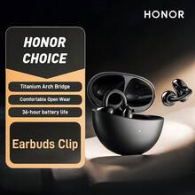 Honor 荣耀精选耳机 Clip 2 开放式无线耳机，10.8mm 双磁驱动单元，36 小时超长续航，AI 通话降噪，蓝牙 5.3，双设备连接，IP54 防水防尘，轻巧夹式设计 - 查看 2