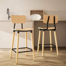 Barstools - Light Brown - View 6