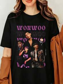 Women T-Shirts - Black - View 6