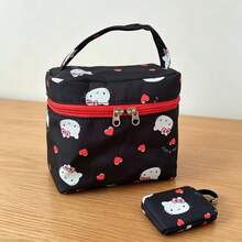 Healing Cute Cat Mini Storage Bag, Portable Cosmetic Bag, Student Cute Pouch, Multi-Function Storage Bag - View 3