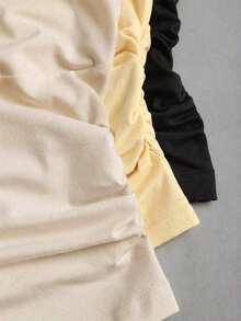 Conjunto de camiseta con volantes y encaje sexy de estilo - Multicolor 10 - Ver 5
