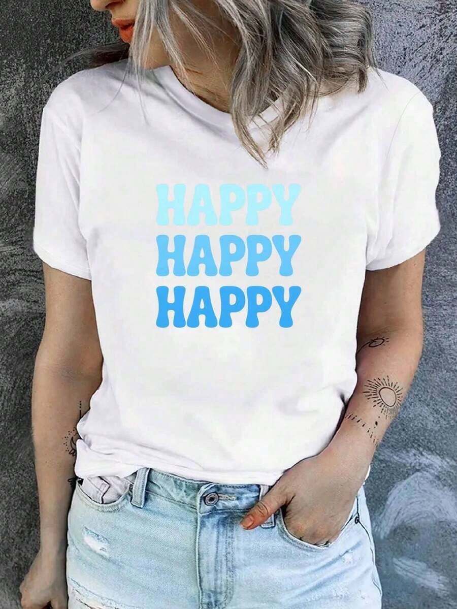 Camiseta Blanca - Negro - Ver 1