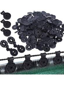 50pcs Shade Clips, Sturdy Round Plastic Fasteners, Suitable For Sunshade Canopy, Patio Mesh Tarp And Garden Cover - Multicolor - View 4