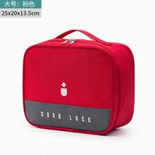 1pc Large Capacity Medicine Storage Bag, Portable First Aid Kit Organizer, Waterproof & Dustproof Multi-Compartment Medical Bag For Home, Travel, Emergency Use - Multicolor - View 16