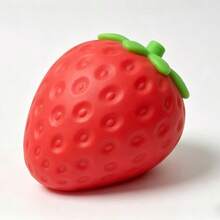 Large Slow Rebound Realistic Strawberry Squeeze Toy, Fruit Model Decor, Stress Relief Toy, Extra Soft - Multicolor - View 2