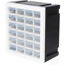Craft Cabinet Organizer, 24 Drawer Plastic Parts Cabinet, Tool Storage Box For Screws, Nuts And Small Parts - Screw Organizer - View 1