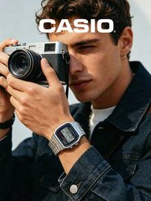 Đồng hồ CASIO Weekend Vacation: Máy quartz hoạt động mượt mà, kiểu dáng giản dị phù hợp cho đi bộ đường dài và dã ngoại, thiết kế unisex dễ thương và nhẹ nhàng, thích hợp cho công việc và sinh hoạt hàng ngày A159W-N1 - Một cỡ - Xem 5
