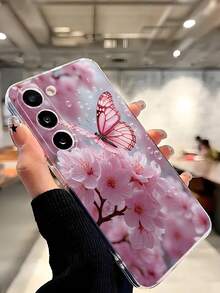 1个钻石玫瑰花透明软手机壳，兼容 17系列、荣耀、三星Galaxy A04e/12/A13/A14/A34/A50/A52/A53/A54/S21/S22/S23/S24/S25/S25 Ultra、6A/7A/8A、12T/13T - 無色 - 查看 6