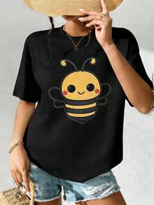 Women T-Shirts - Black - View 2
