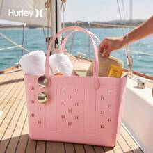Beach Tote Bag - Large Waterproof Beach Bag Pool Bag Summer, Travel Everyday Use - 蜜桃粉 + 19 - 查看 3
