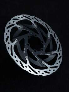 Rotor de freno de disco de bicicleta ZRACE RT-RX de 6 orificios, ultra ligero, de alta potencia, con disipación de calor flotante de 160 mm para bicicleta de carretera - Plateado - Ver 7