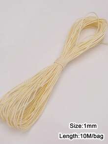 Dây polyester 1mm, dài 10 mét/túi - Màu sắc tươi sáng, mềm mại, bền chắc, không co giãn, thích hợp để làm đồ trang sức DIY, vòng cổ, vòng tay. - nhiều màu - Xem 11