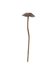 1/2/4 件套精美金属蘑菇雕像 - 适用于盆栽、盆栽植物和户外花园装饰 | 完美的感恩节礼物 - 金屬蘑菇-條紋 - 查看 15