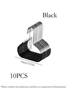 10pcs/6pcs/3pcs/1pc Multi-Function Non-Slip Metal Round Hooks, Suitable For Hats, Underwear, Ties, Scarves, Belts, Applicable For Home, Dorm, Hotel, Bathroom, Bedroom, Wardrobe, Closet Storage Rack - Multicolor - View 15