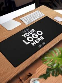 [Customized] Large Desk Mat With Photo And Text, Customized Mouse Pad, Suitable For Gaming Or Office Use, Non-Slip Surface, Fit For Computer Or Laptop - Multicolor - View 5